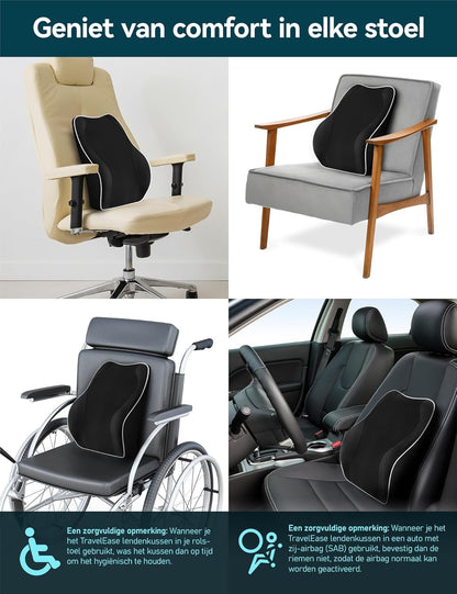 Ergonomische Lendenwirbelstütze für schmerzfreies Sitzen