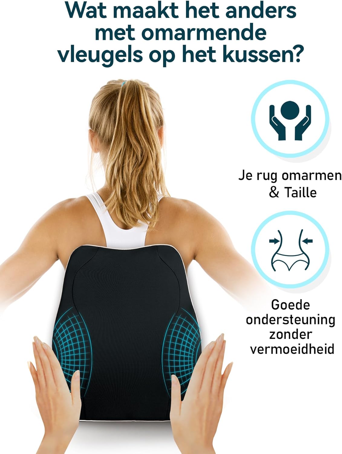 Ergonomische Lendenwirbelstütze für schmerzfreies Sitzen