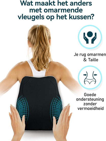 Ergonomische Lendenwirbelstütze für schmerzfreies Sitzen