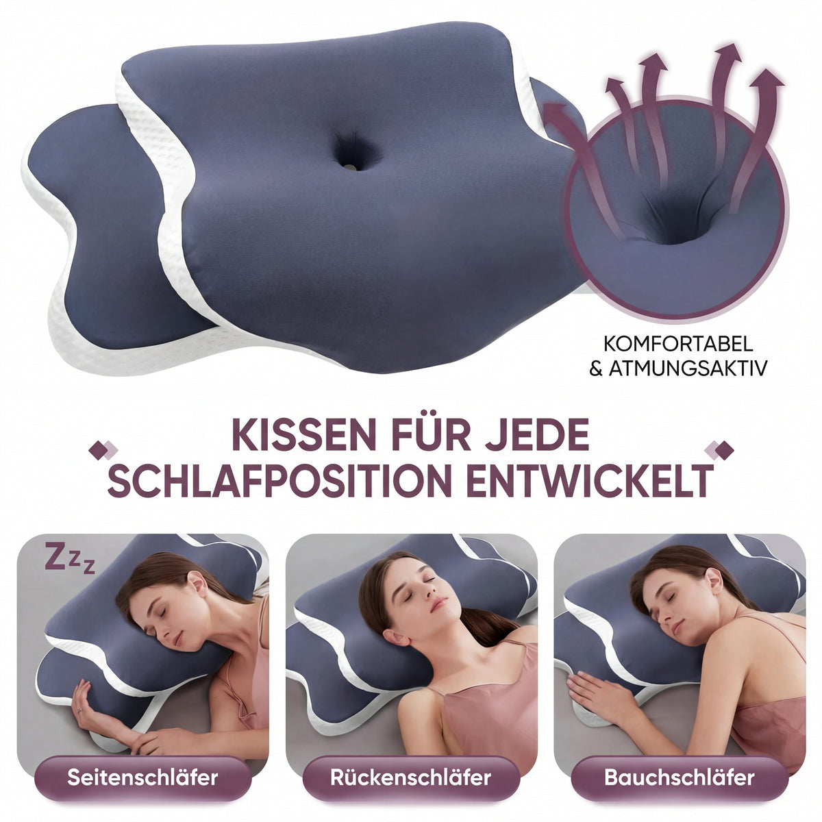 Orthopädisches Nackenstütz-System zur Regeneration